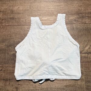 lululemon athletica light blue Crop Top